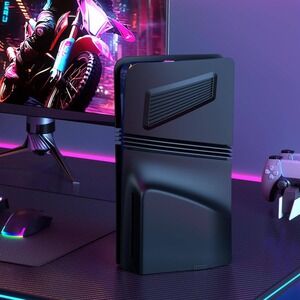 PS5 Pro Disc Edition Replacement Shell Matte Black Cooling Vents Easy Install